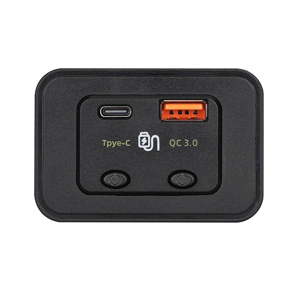 USB Type C Car Charger with Quick Charge & PD Fast Charging High Speed QC3.0 USB+Type C Charger for Car Motorcycle