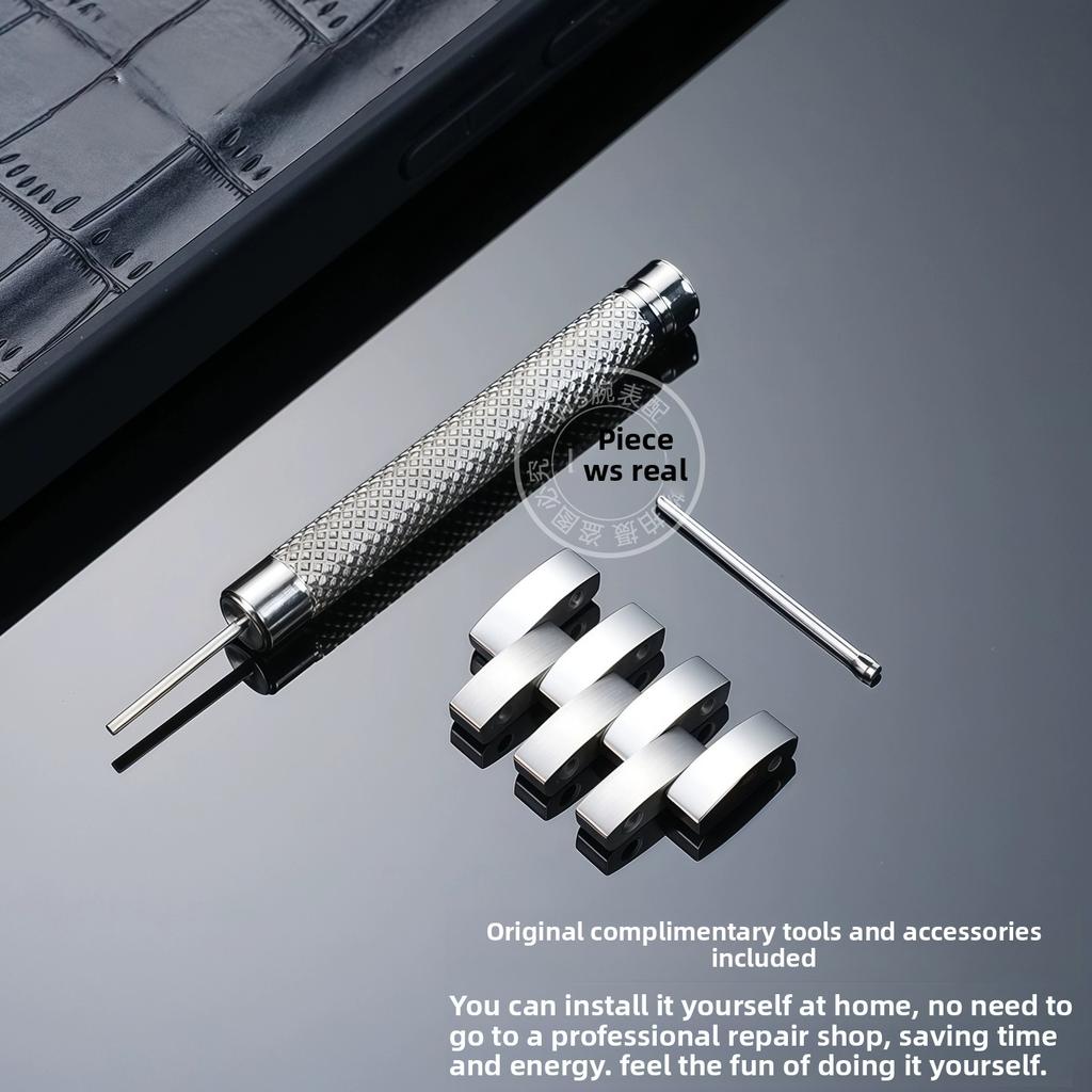 Pro 1853 Tissot Nerezová ocelový řemínek Prodlužovací článek Extra T41 T95 T097 T099 T120 T063 T065 Řemínek hodinek Kovové doplňky