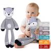 1Pc Nordic Style Fox Plush Doll Soft Sleeping Companion Toy Soothing Stuffed Animal For Babies Aged 0-2 Years Old