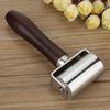 60mm High Carbon Steel Solid Leatherworking Roller Leathercraft Glued Layer Rolling Tool