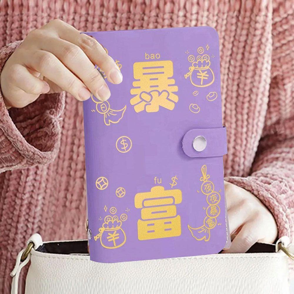 Waterproof Money Saving Challeng Book PU Leather Cash Budget Notebook  Bills Storage