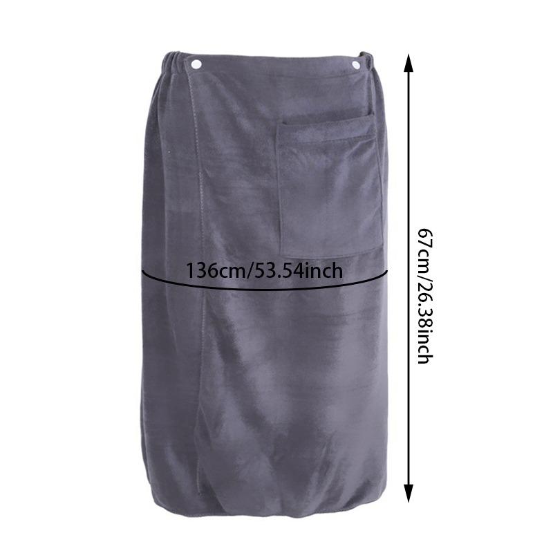 New Fashion Man Towel Wearable Polyester Fibre Bath Towel With Pocket Soft Swimming Beach Bath Towel Bathroom Home Accessories