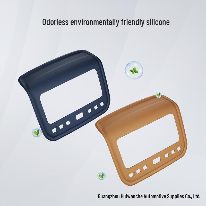 Silicone Protective Sticker for Zeekr 9X Fridge Control Panel - Anti-Scratch Car Interior Accessory