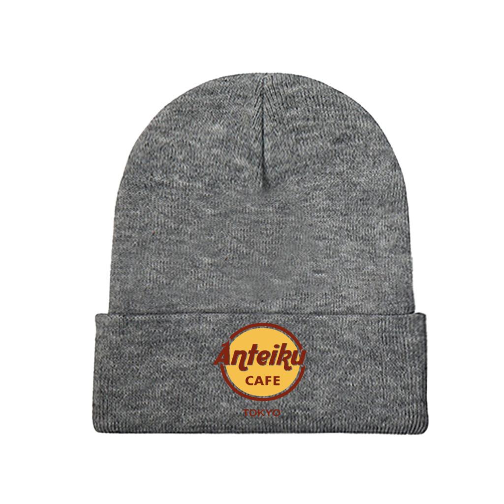 Anteiku Coffee Tokyo Ghoul Japanese Anime Kaneki Ken Knitted Hat Women's Unisex's Beanies Autumn Winter Hats Warm Melon Cap