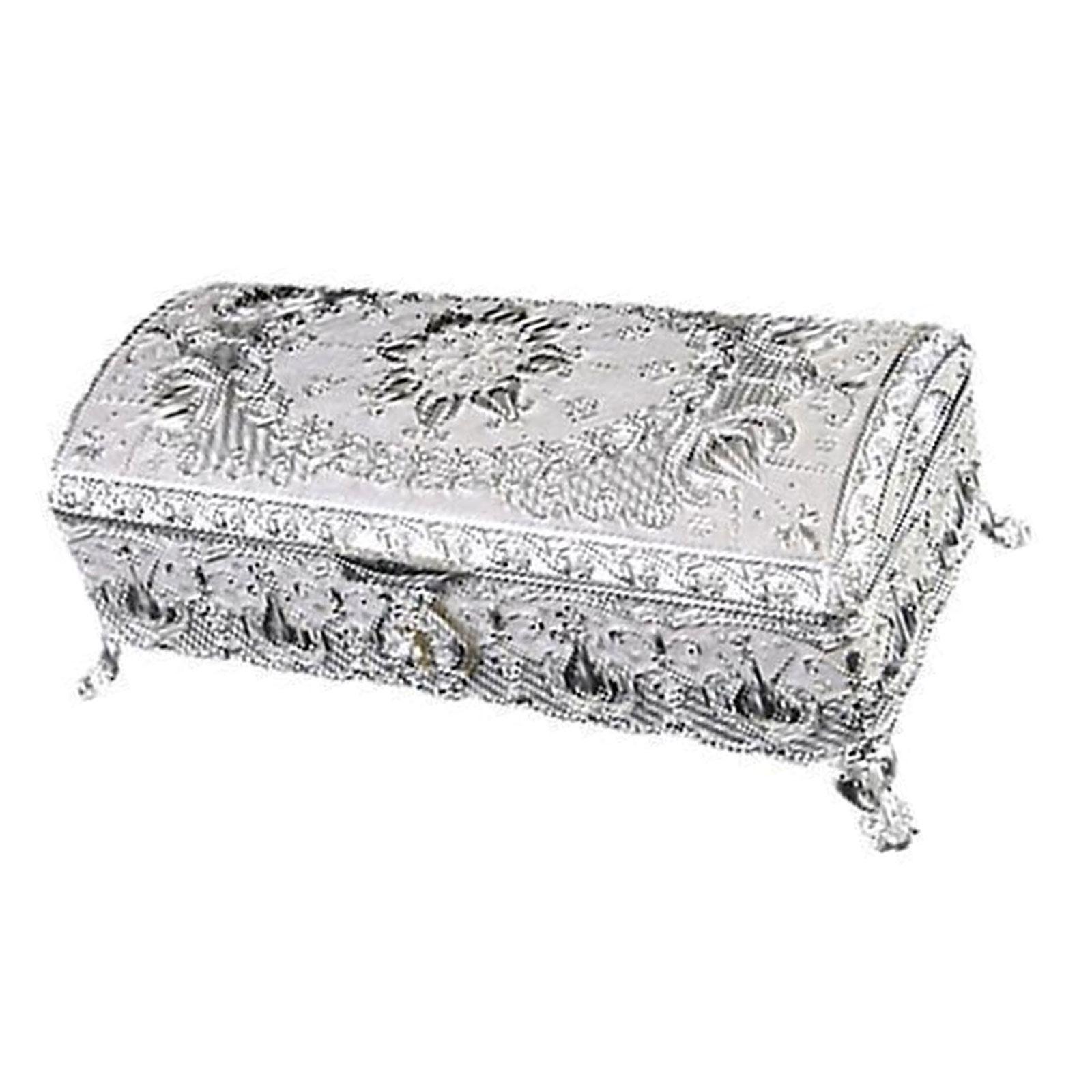 

Jewelry Organizer Box with Protective Lining Waterproof Storage Case for Earrings Bracelets Necklaces Jewellery Holder C