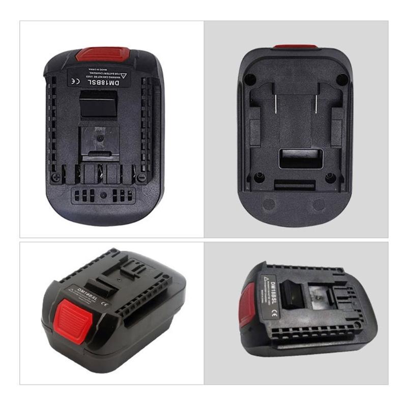Universal 18V Power Tool Adapters Safe Overcharge Defense Ergonomic Designs Batteries Converter Suitable for Power