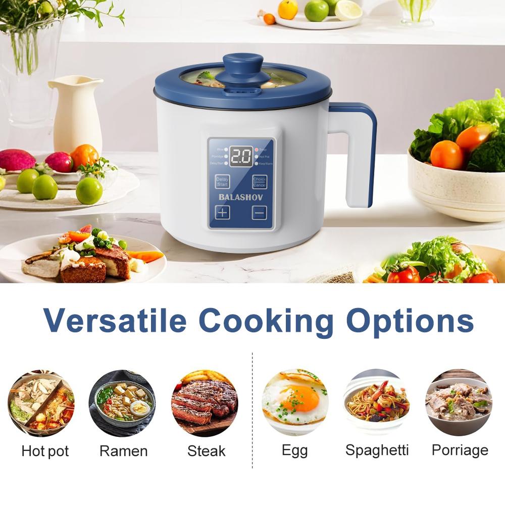 220V Electric Double Layer Multi Cooker Non-Stick Smart Single MultiCooker Steamed Rice Pot For Home EU Plug