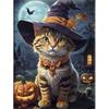 Halloween poster on the wall, metal plaque 20x30cm