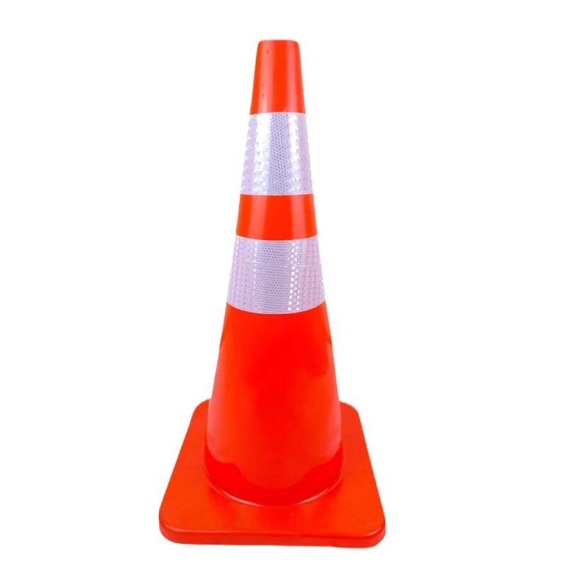 DAXTE Reflective Traffic Road Cones (Set of 3)