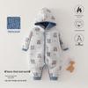 Fleece-lined Baby Romper for Autumn/Winter | 0-1 Year Warm Outing Crawling Suit by Anyang Baby & Children's Wear