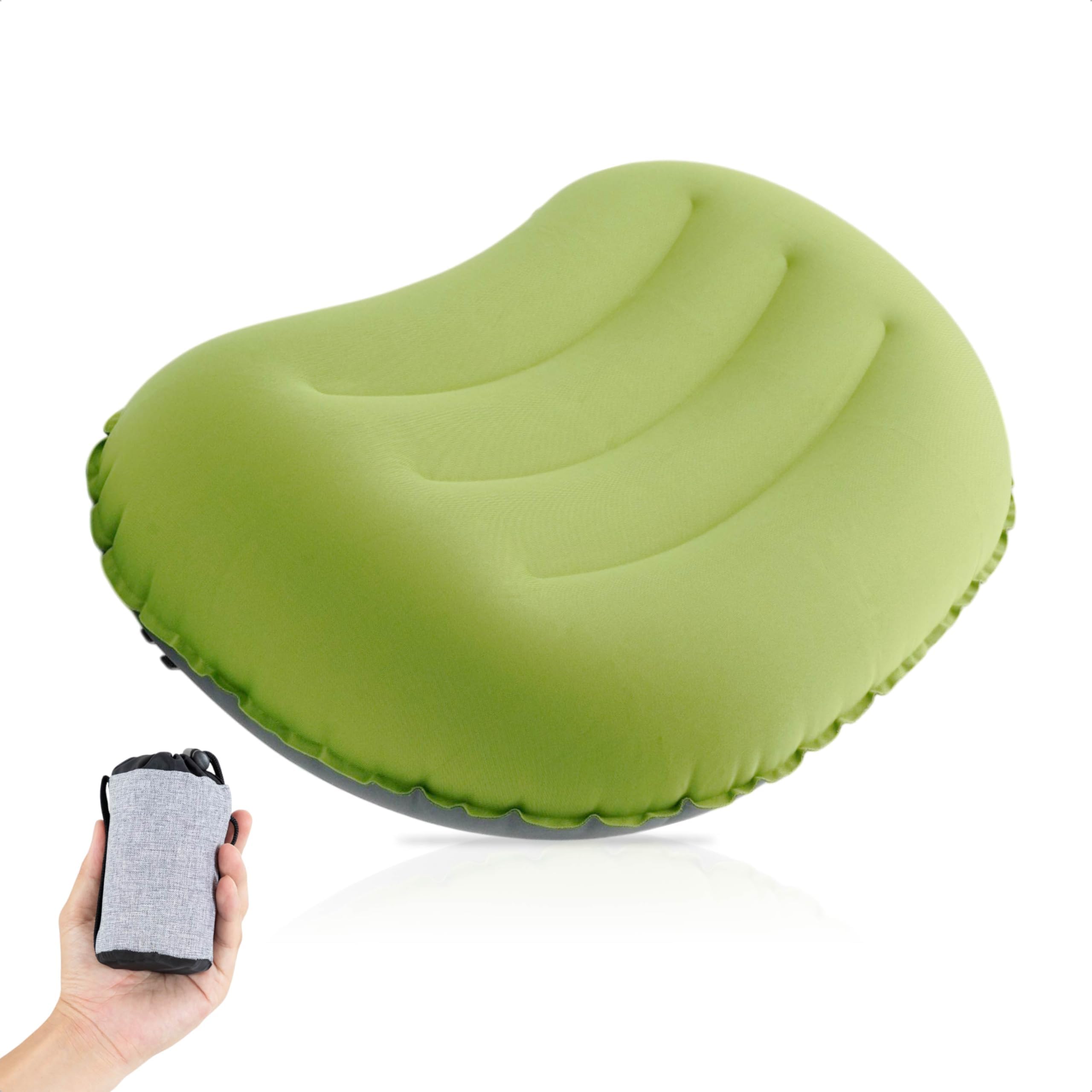 

Подушка Manten Комфорт для сна x Легкая и Кемпинговая Воздушная Уличная Регулируемая Автомобильная Сумка для хранения Буми [Блаженная Компактная] Подушка, Подушка, Подушка, зелёный