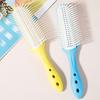 Ergonomic Detangle Hairbrush With Soft Bristles And Hollow Out Designs Hairdressing Tool Styling Comb For Oild Head