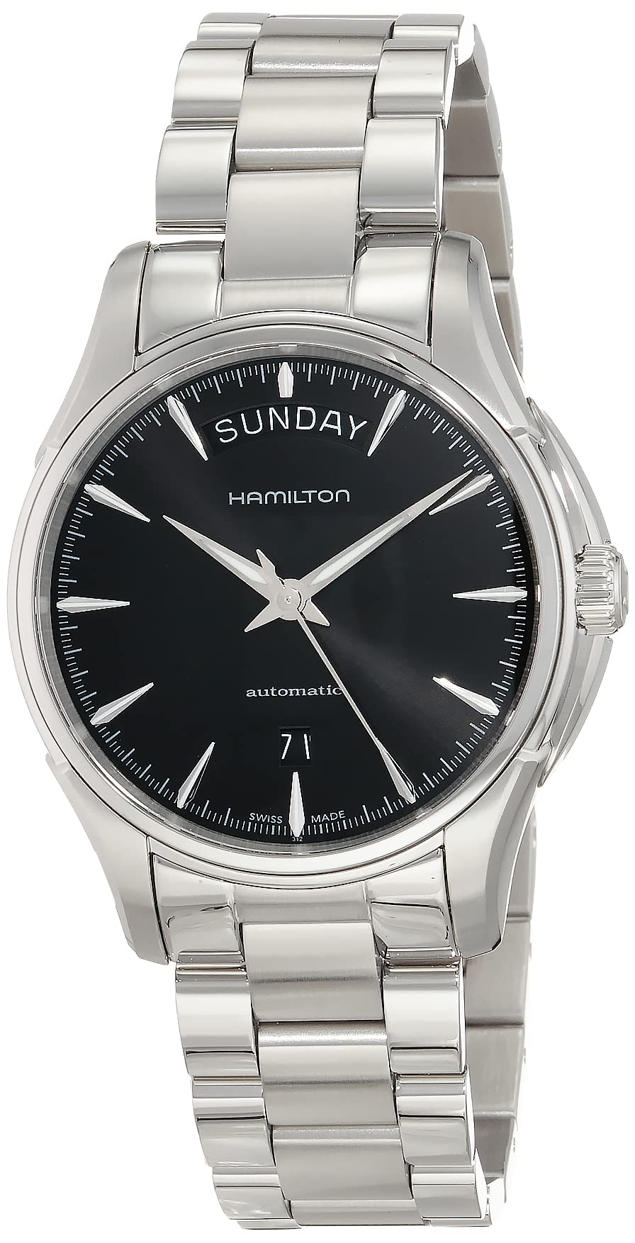 

[Hamilton] HAMILTON Watch Genuine Warranty Jazzmaster Day Date (Jazzmaster Day Date) Black Dial H32505131 Men s [Regular Imported Product]
