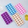 Yousheng Star-Shaped Ice Cube Tray Food-Grade Silicone Ice Mold for Chocolate Candy Easy-Release Heat-Resistant Baking Tool for Home Party