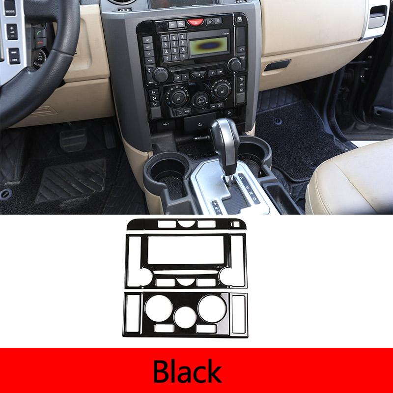For Land Rover Discovery 3 LR3 2004-2009 ABS Car Central Control Mode Button Frame Decoration Sticker Car Accessories