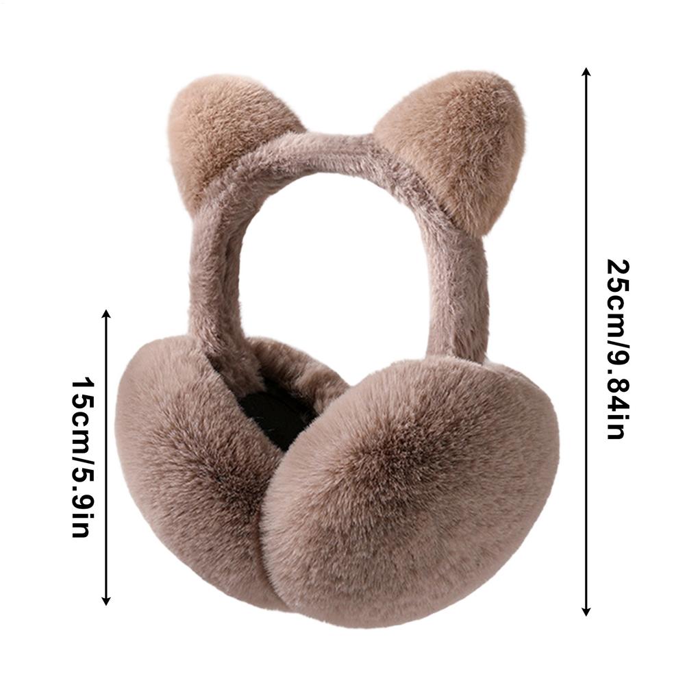 Ear Muffs For Winter Women Cute Warm Windproof Cover Folding Girls Warm Winter Ear Covers For Kids Girls Cold Weather Outdoor