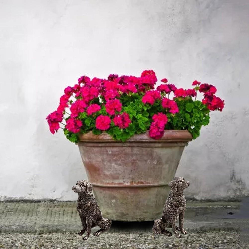 Modelo de artes e ofícios de resina para pés de vaso de plantas:tartaruga