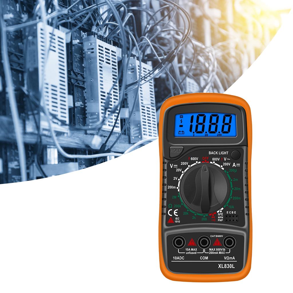Digital Display Multimeter High Accuracy Voltage Current Resistance Meter Voltmeter Ammeter