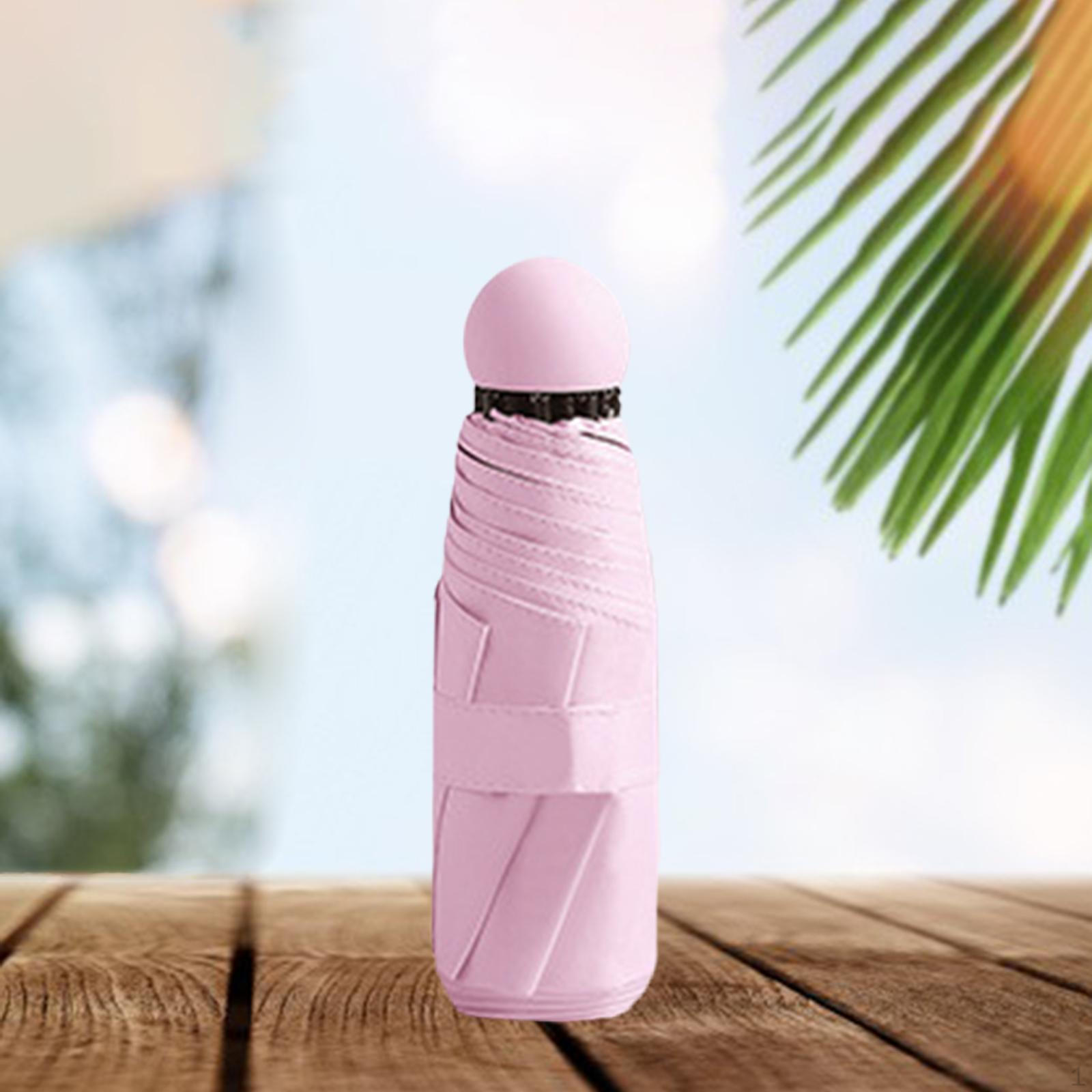 Компактный складной зонт для мужчин и женщин - Легкий, ветрозащитный Pink
