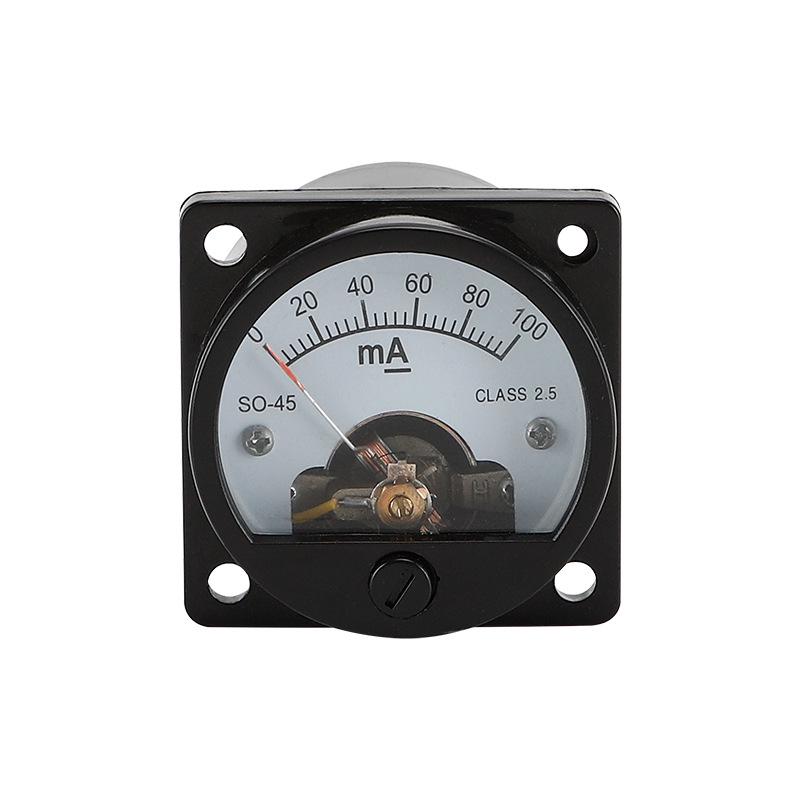 Three-Phase Diesel Engine Voltmeter Pointer SO-45 DC Milliamp Meter
