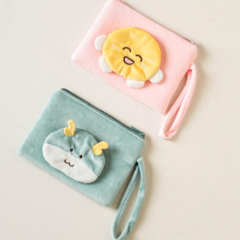 DaiSo Новогодний кошелек для монет Квадратный мешочек