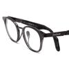 Glasses Frame 2 47 Size Clear Black Yohji Yamamoto Yamamoto Toothpick Made in Japan [Yohji Yamamoto] 19-0075