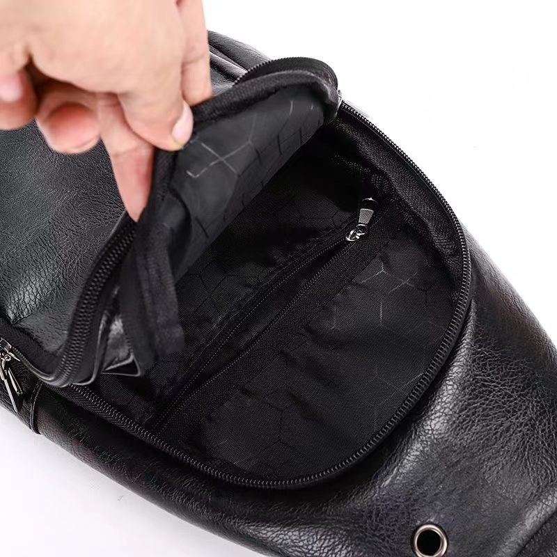 Personalized Men's Chest Bag, Casual and Fashionable Shoulder Bag, Chest Fold Shoulder Bag