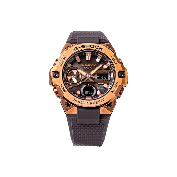 

CASIO Men G-STEEL Series Gold Watch GST-B400MV-5APRT Mars Regular Watch Box
