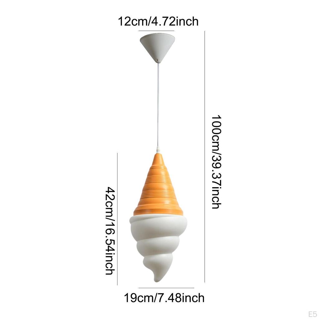 Ice Cream Chandelier Dining Room Milk Tea Shop Decoration Lights LED Decorative Lamp for