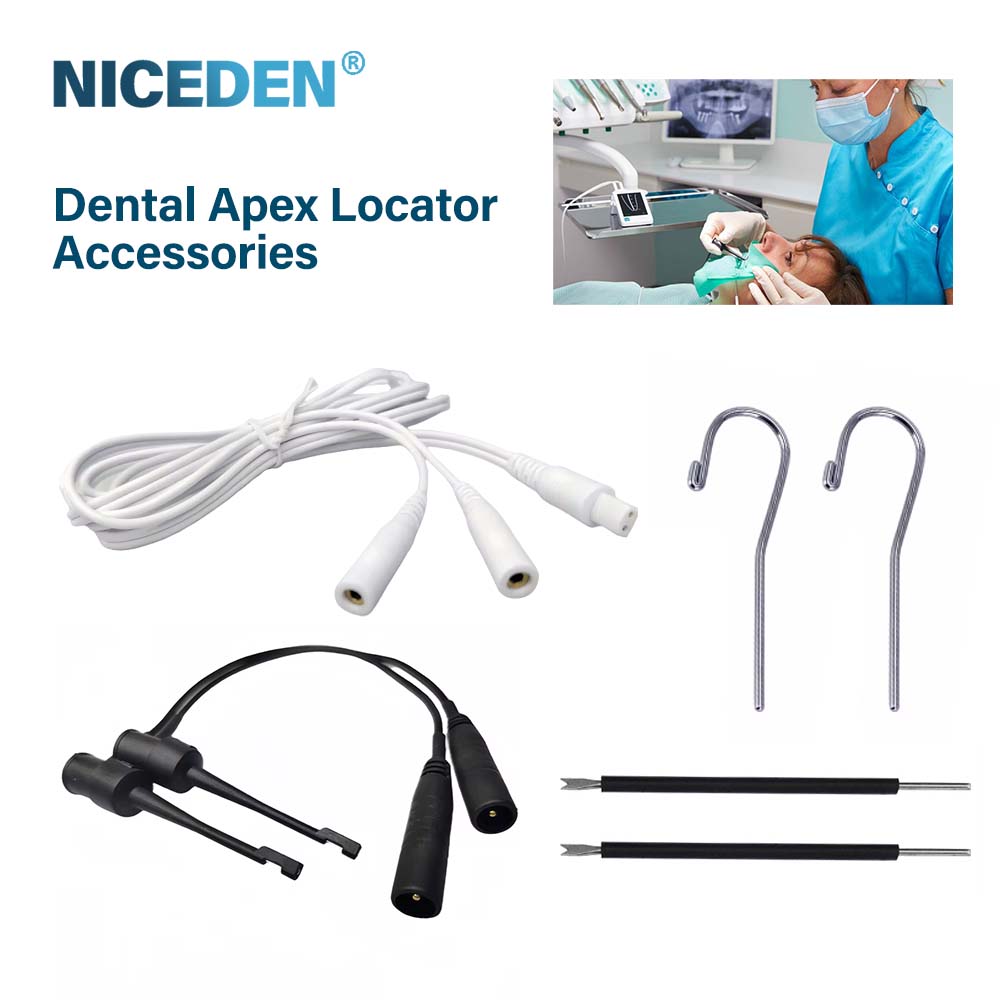 Endodontic Measuring Wire Set Endo Test Files, Lipe Hooks Clips for Apex Locator, Root Canal Accessories, Dental Endo Instrument