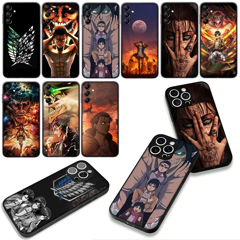 for Motorola Moto G04 G13 G14 G22 G23 G20 G32 G34 G35 G64 G82 G84 G53 G60 G72 E14 E15 E13 Case Eren Jaeger Attack Levi On Titan