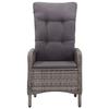 Maison Exclusive - Ensemble à manger de jardin 5 pcs Gris