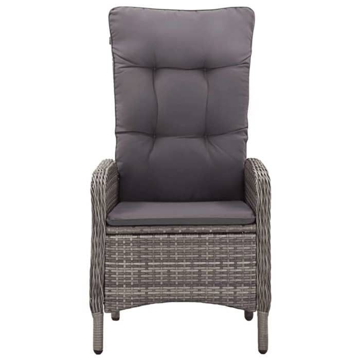 Maison Exclusive - Ensemble à manger de jardin 5 pcs Gris