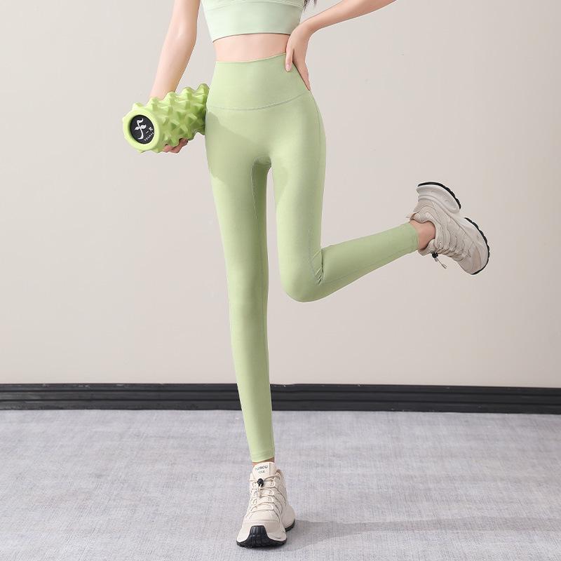 

Женские брюки для йоги с высокой талией и эффектом лифтинга бедер - Утягивающие фитнес-леггинсы S