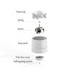 6 Inch Duct Fan Air Ventilator Pipe Ventilation Exhaust Fan Mini Extractor Bathroom Toilet Wall Fan Duct Fan