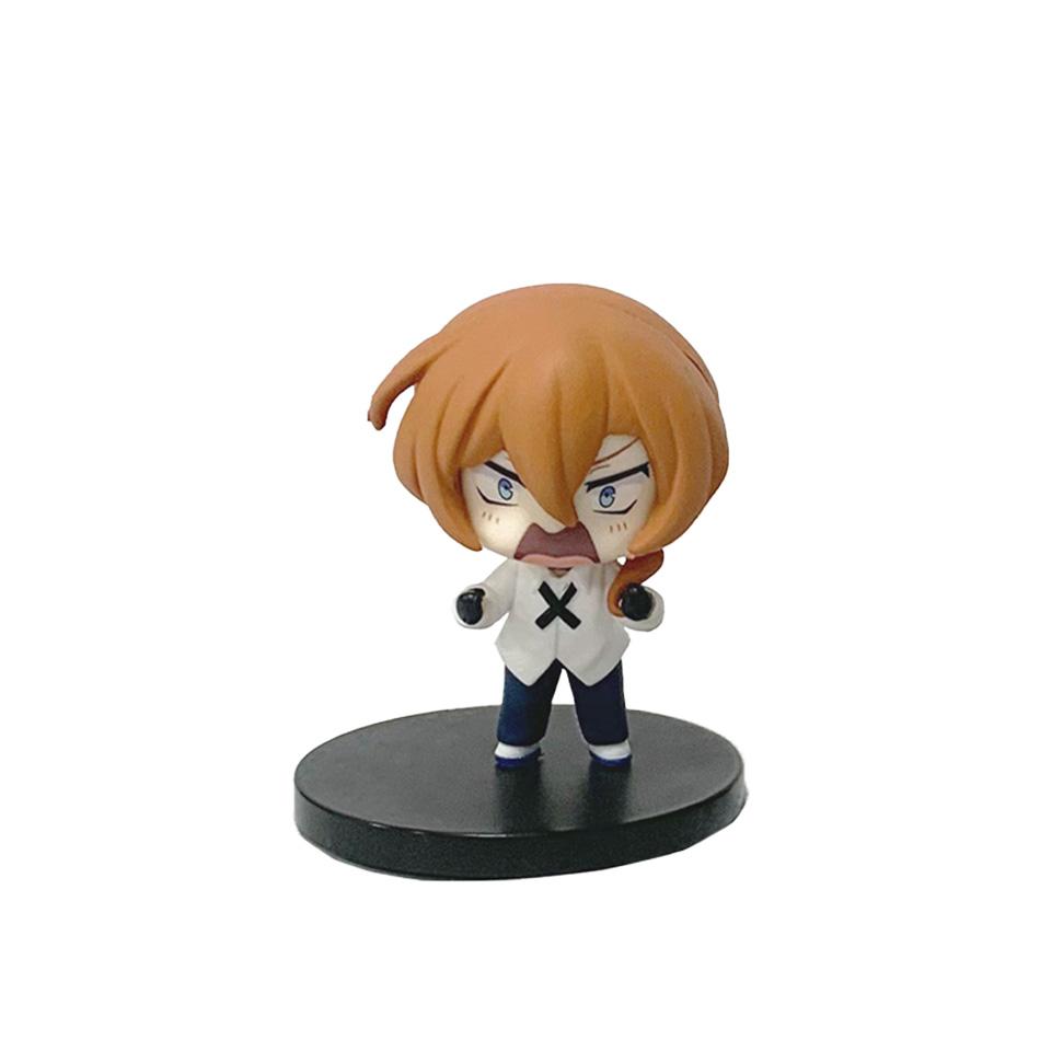 Bungo Stray Dogs Dazai Osamu 7cm PVC Action Model Q Edition Anime Car Decoration Figure Statue Gift High Quality