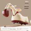 Multifunctional Baby Rocking Horse & Peanut Car with Silent Wheels and Anti-Rollover Design