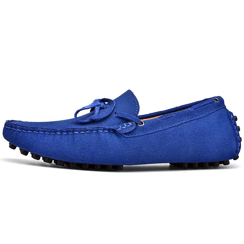 Men Shoes Genuine Leather Casual Summer Shoes Classic Mens Loafers Elegantes Slip On Flats Plus Size 49 Male Driving