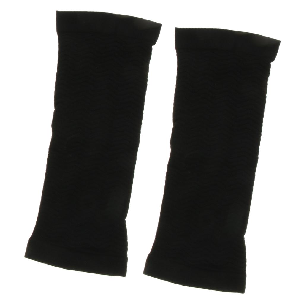 2 Pairs of Shaper Sleeves for Fat Loss, Upper Arm Wrap Bands -