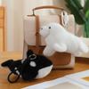 Ocean Animal Dolphin Plush Doll Keychain Plush Doll Key Rings  Kids Birthday Christmas