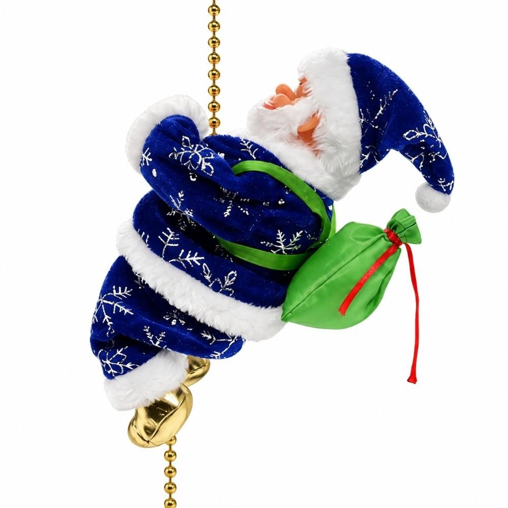 Glowing Light Santa Claus Hanging Ornament Singing Santa Claus Ornament  Home Holiday Decor