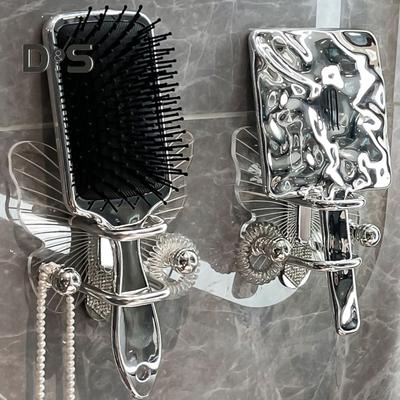 Transparenter Haken Starke Tragfähigkeit Schmetterlingsform Einfache Installation Selbstklebender Schlüsselhandtuchhaken Lagerregal