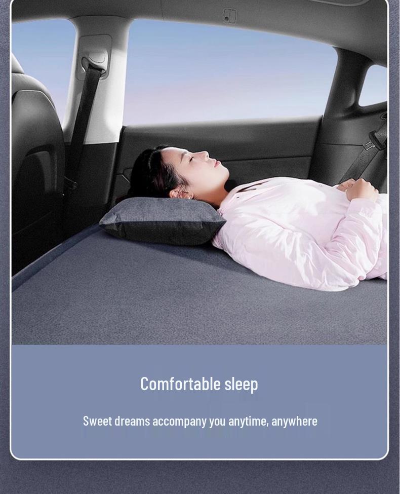 Buick E5 Car Trunk Inflatable Bed Travel Pad for Rear Seat Sleeping, Fits 25 Models, Ideal for Road Trips.