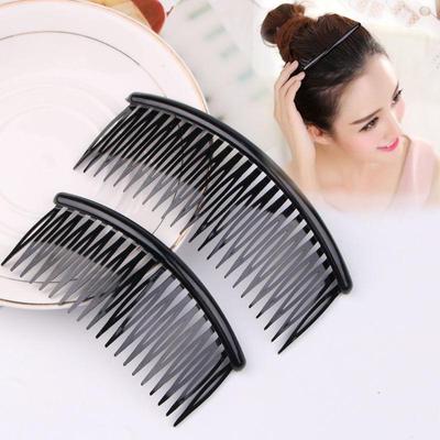 Large Black Non-Slip Hair Comb for Frizzy Bangs & Updos