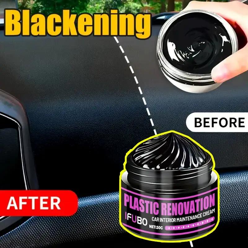 Plastic Repair Paste, Dashboard Scratch Repair, Antioxidant Whitening, Car Interior and Exterior Maintenance, Crystal Clear Coat