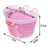 2x Childs Kids Girls Bowknot Basket Decoration With Flowers Inch)