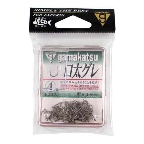 Gamakatsu Single Hook Thick Gray The Box No. 4 80