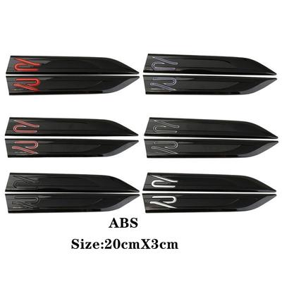 New R Badge Blade Emblem Decal for G-OLF 7 8 GTI Magotan B8 Passat Car Fender Logo Sticker