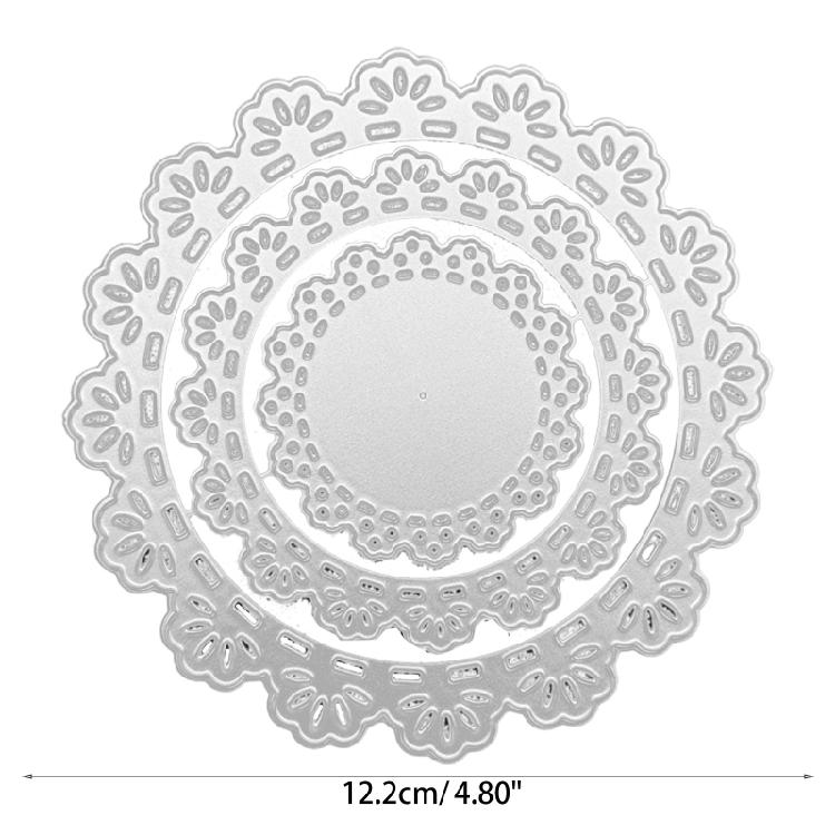 Cricle Lace Cutting Dies for DIY Gift Cards Scrapbooking Photo Album Paper Craft