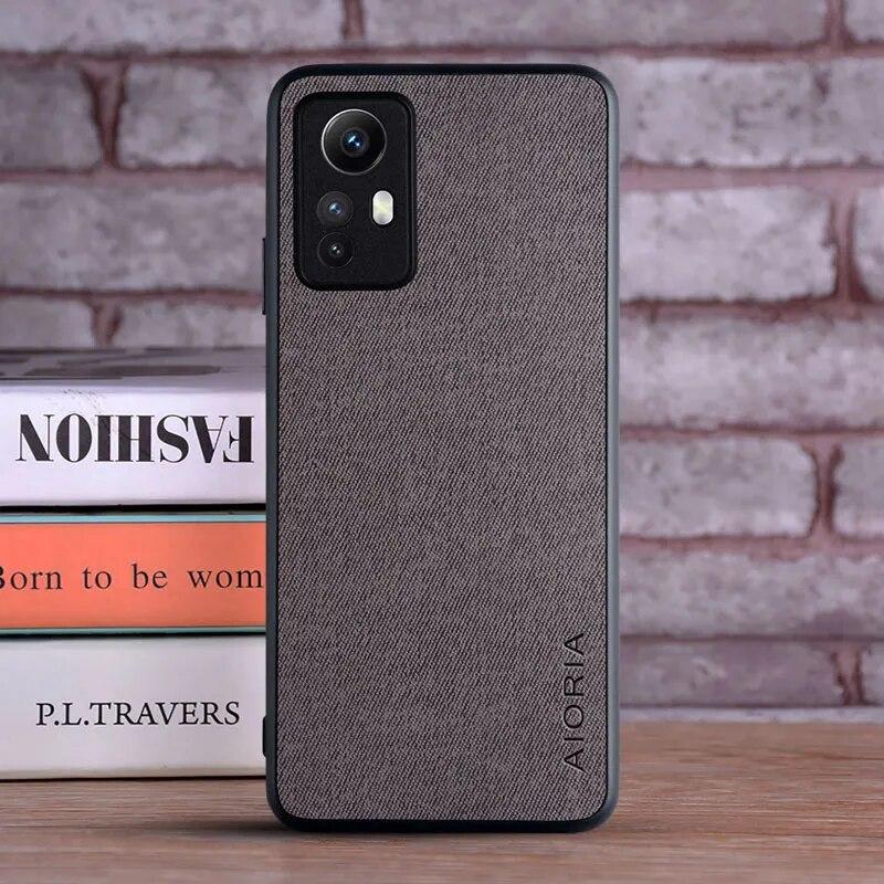 Case for Xiaomi Redmi Note 12S Coque Luxury Textile Leather Skin Soft Cover Funda for Redmi Note 12s Case Capa